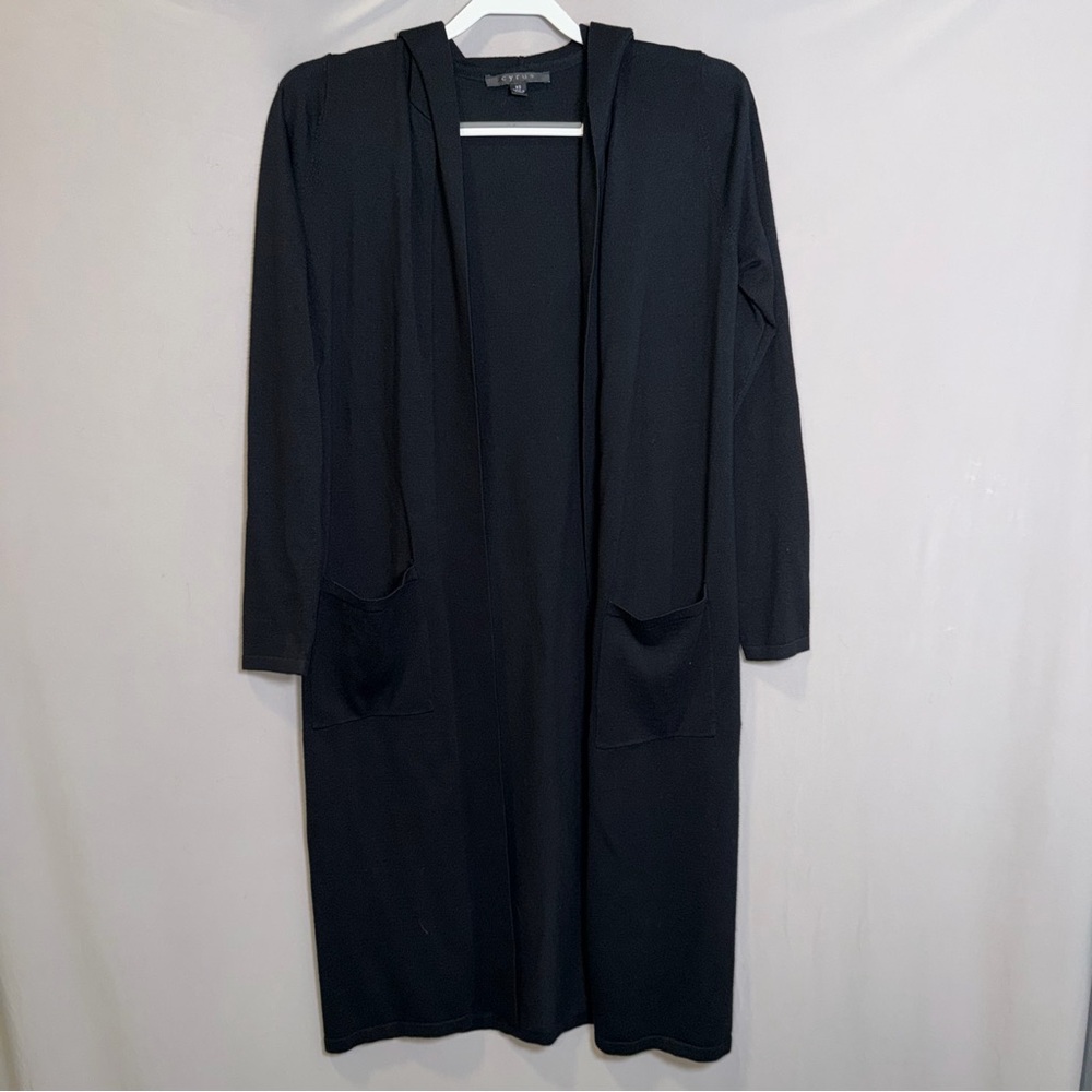 Cyrus Long Hooded Cardigan